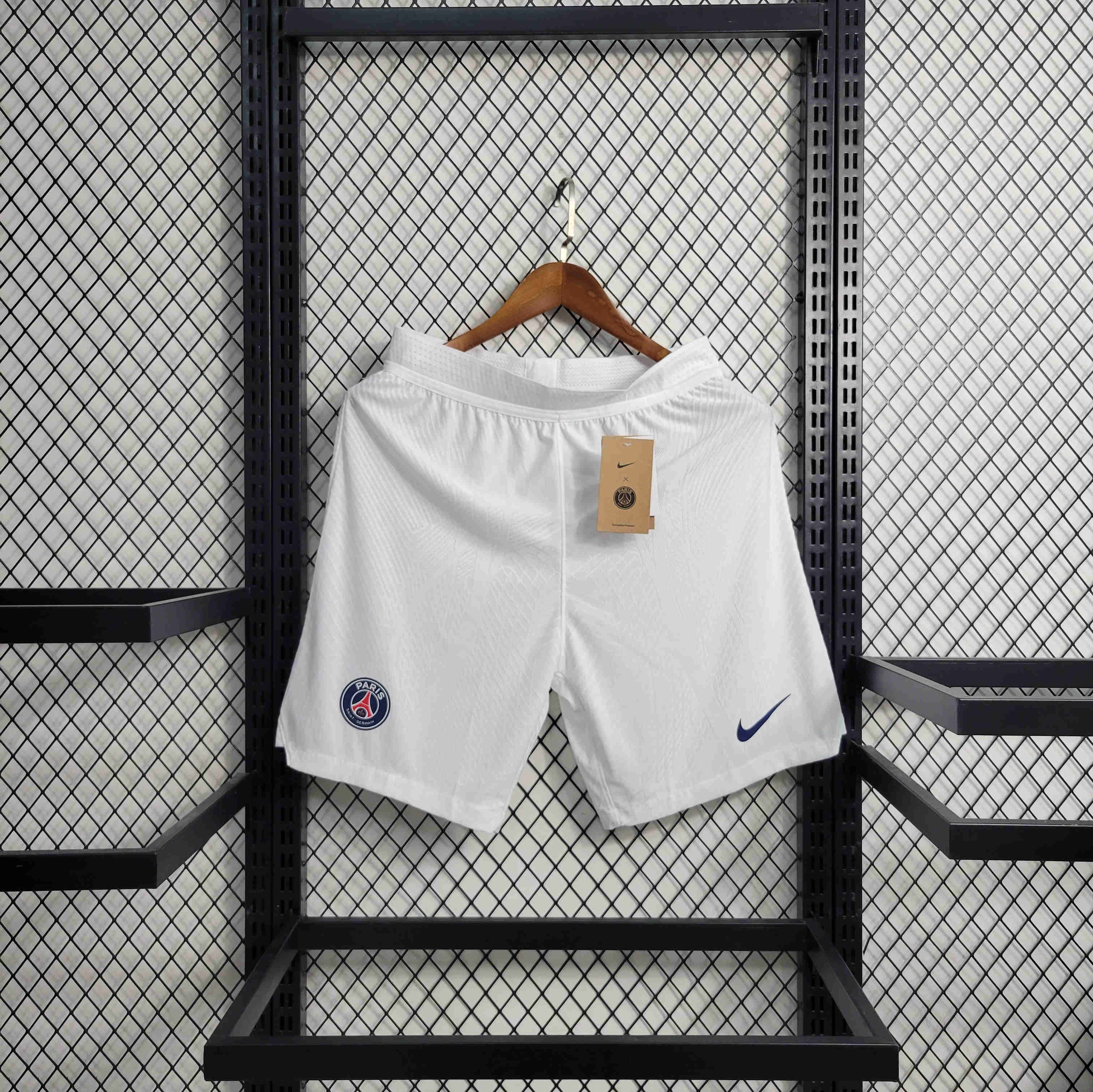 Paris Saint Germain PSG 23-24 White Shorts - Player Version